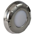 Lumitec Aurora - LED Dome Light - Polished SS Finish - 2-Color Blue Dimming