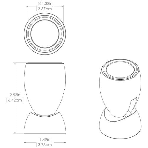 Lumitec General Area Illumination2 Light - Brushed Finish - 3-Color