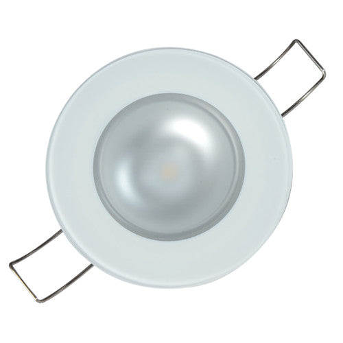 Lumitec Mirage Flush Mount Down Light - 3-Color Glass Finish