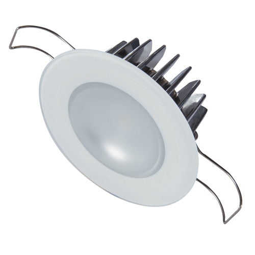 Lumitec Mirage Flush Mount Down Light - 3-Color Glass Finish