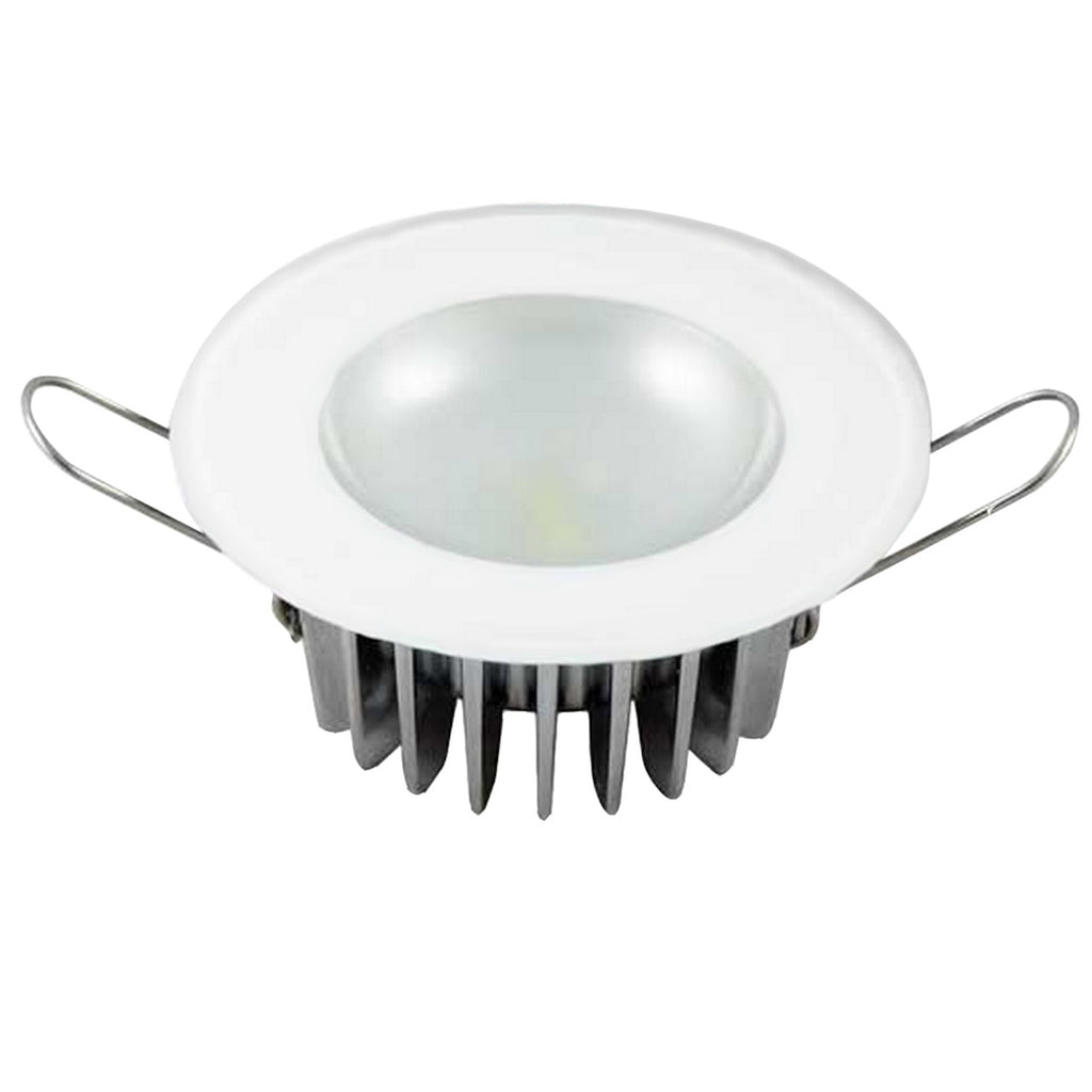 Lumitec Mirage Flush Mount Down Light - 3-Color Glass Finish
