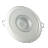 Lumitec Mirage - Flush Mount Down Light - Glass Finish/White Bezel - 2-Color Blue Dimming