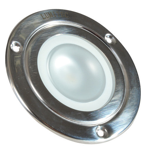 Lumitec Shadow - Flush Mount Down Light - Polished SS Finish - Non Dimming