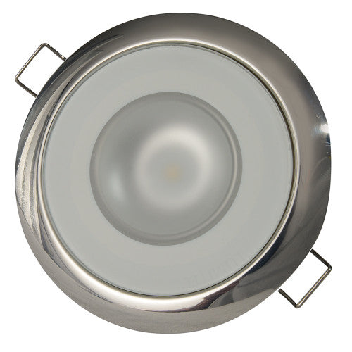 Lumitec Mirage Flush Down Light RGBW - Polished Bezel