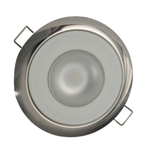 Lumitec Mirage Flush Down Light RGBW - Polished Bezel