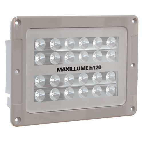 Lumitec Maxillumeh120 - Flush Flood Light - White Housing - Dimming