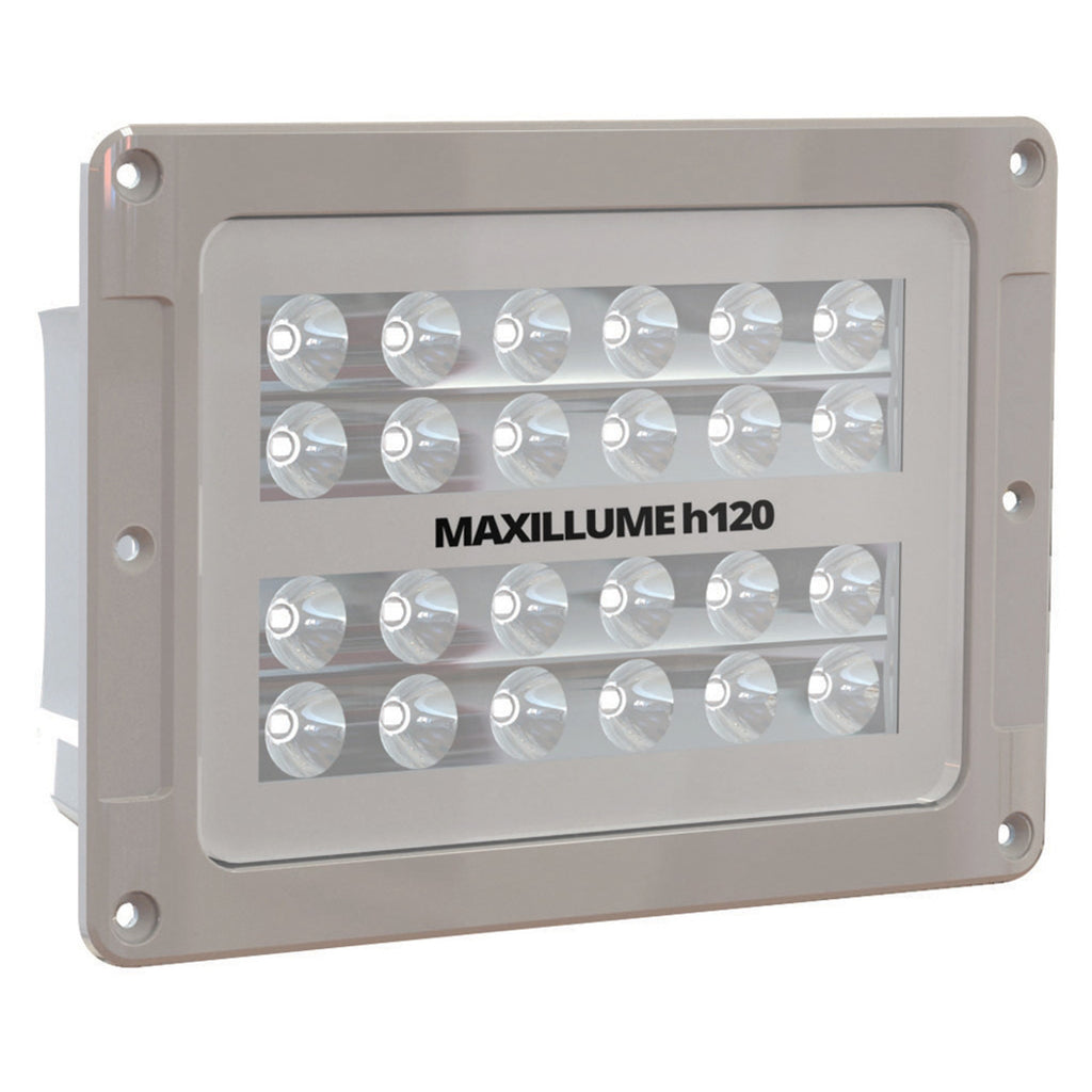 Lumitec Maxillumeh120 - Flush Flood Light - White Housing - Dimming