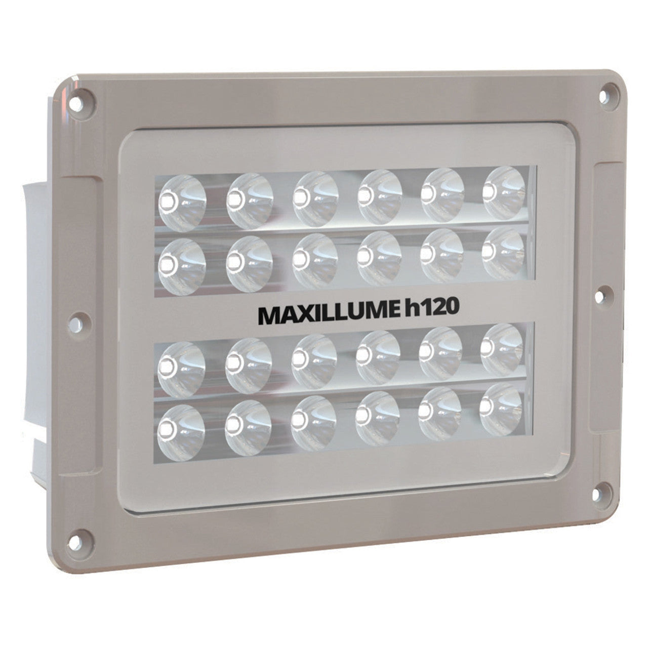 Lumitec Maxillumeh120 - Flush Flood Light - White Housing - Dimming