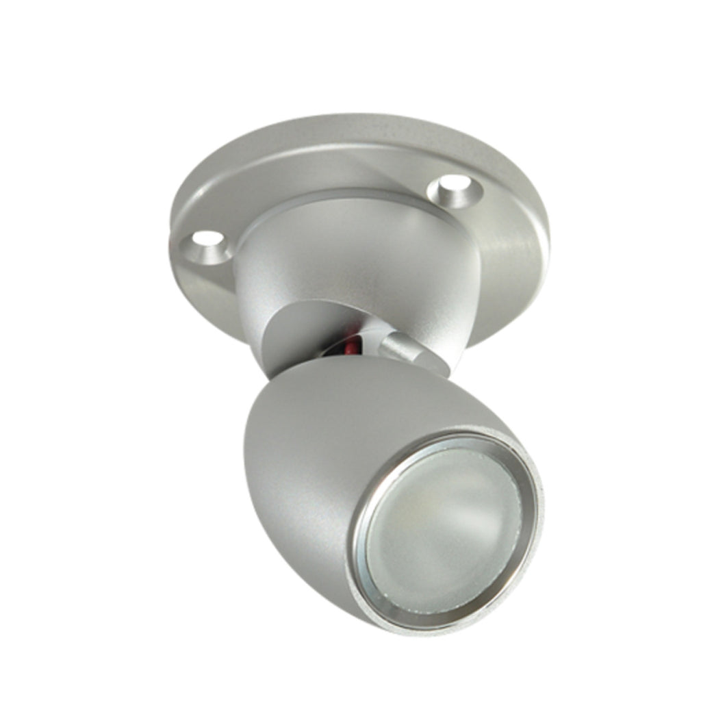 Lumitec GAI2 White Dimming - Red/Blue Non-Dimming Heavy Duty Base - Brushed Housing