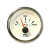 Sierra 62543P White Premier Pro Series Oil Pressure Gauge