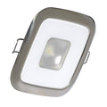 Lumitec Square Mirage Down Light - Red/Blue Non-Dimming - Polished Bezel