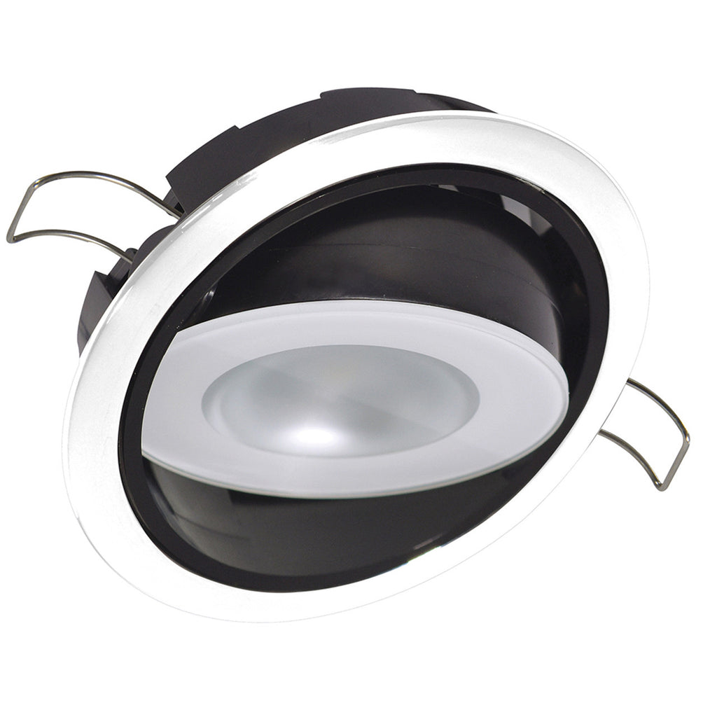 Lumitec Mirage Positionable Down Light - Dimming - White Bezel