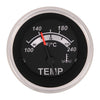 Sierra 67020P Black Sterling Series Water Temp Gauge