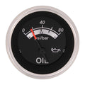 Sierra 67022P Black Sterling Series Oil Pressure Gauge