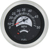 Sierra 69073FP Black Sterling Speedometer/Fuel Gauge