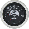 Sierra 69073FP Black Sterling Speedometer/Fuel Gauge