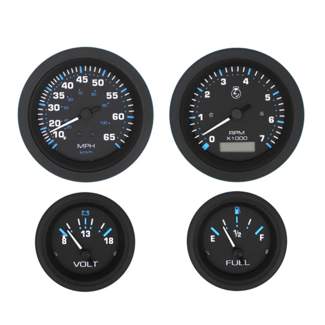 Sierra 69712P Eclipse Series Gauge Kit