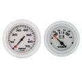 Sierra 69723P Arctic Series OB Twin Engine Gauge Kit