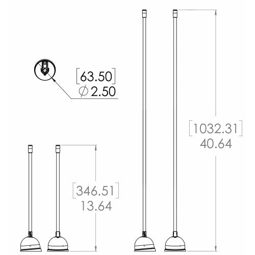 Lumitec Contour Anchor Light - 39" - White