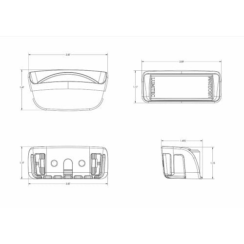 Lumitec Contour Series Drop-In Navigation Light - Stern White