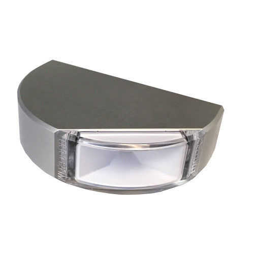 Lumitec Surface Navigation Light - Classic Aluminum - Port Red
