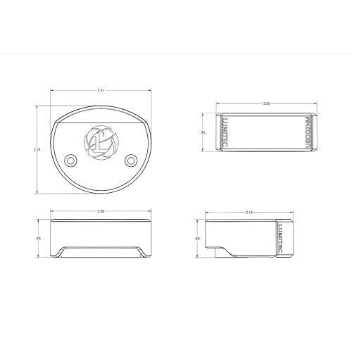Lumitec Surface Navigation Light - Composite - Starboard Green