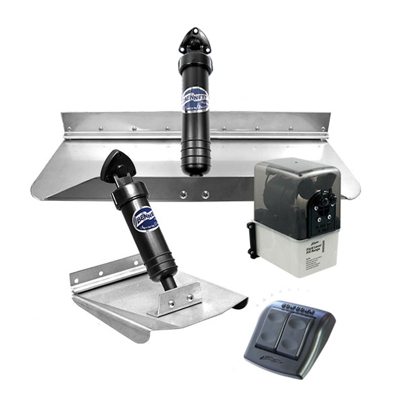 Bennett Complete Trim Tab Kit w/ Euro-Style Control