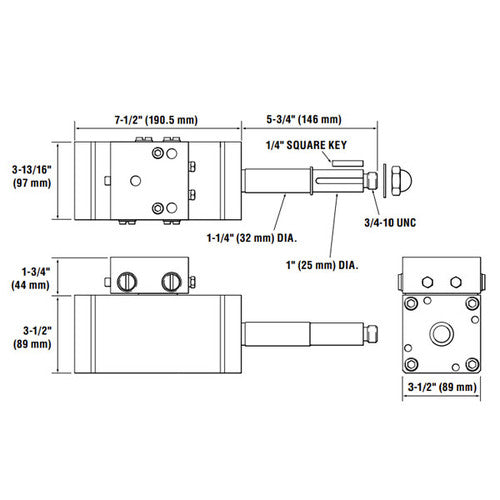 SeaStar H-40 Series Heavy Duty Hynautic Helm Assembly