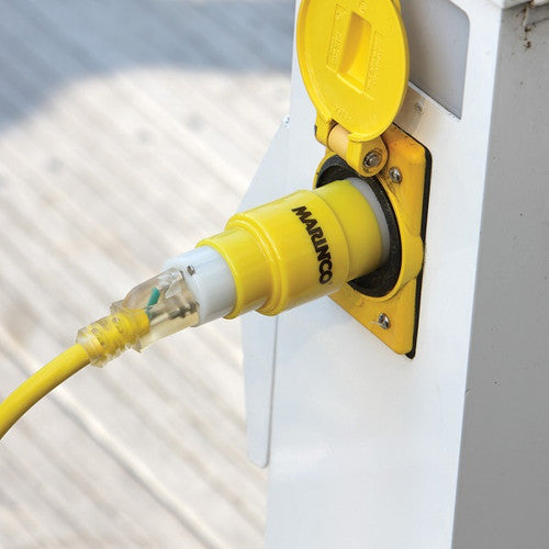 Marinco Shore Power Adapter 30A Boat to 15A Dock