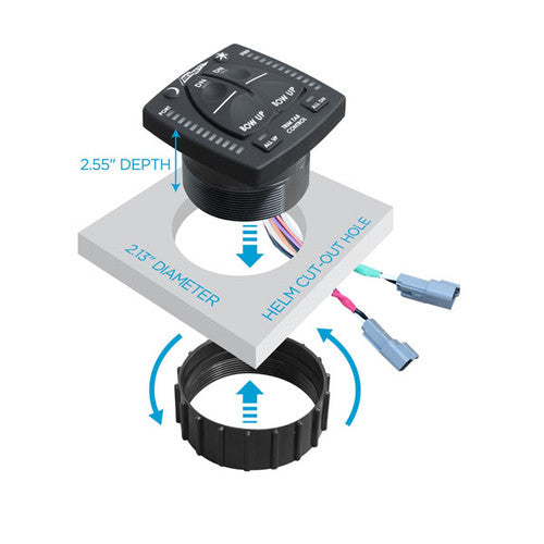 Bennett All-in-One Hydraulic Trim Tab Indicator Control