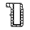 Sierra 18-0250 Exhaust Cover Gasket