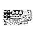 Sierra 18-4419 Powerhead Gasket Set