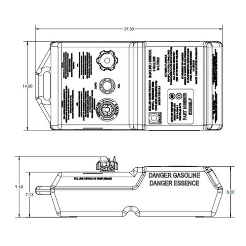 Moeller 9 Gallon Portable Fuel Tank