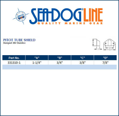 Sea Dog Stainless Steel Pitot Tube Shield