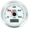 Sierra 781-625-080P GPS Speedometer 80MPH Domed SS